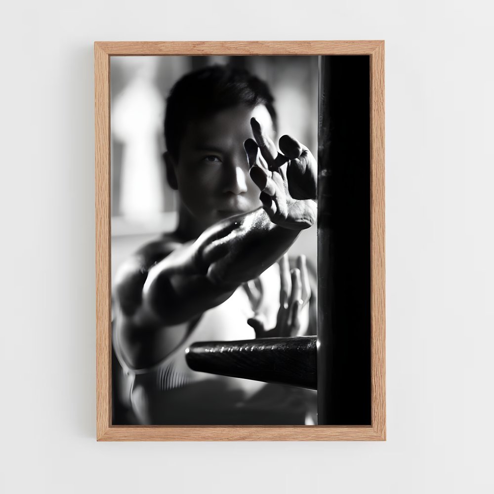 Poster Donnie Yen scène d'action au couteau – affiche Kung Fu (vue 4)